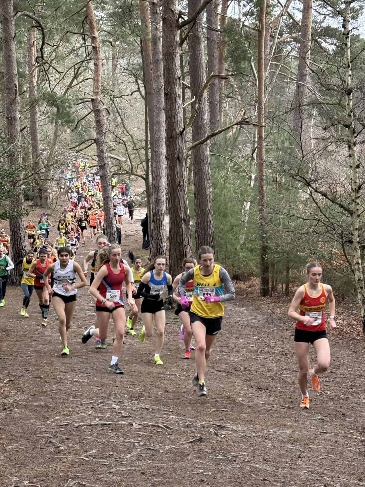 Featured image for Women’s Surrey XC League, Oxshott Woods, 10 January 2026